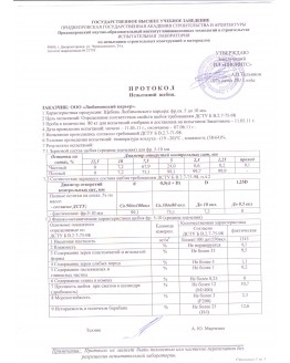 Протокол досліджень щебня